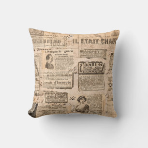 Cojín Decorativo Fondo de estilo vintage creativo. Textura de papel