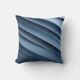 Cojín Decorativo Fondo de formas superpuestas en azul