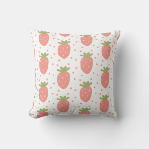 Cojín Decorativo Fondo de fresas de frutas