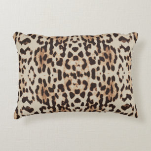 Cojín Decorativo Fondo de la piel del leopardo del patrón