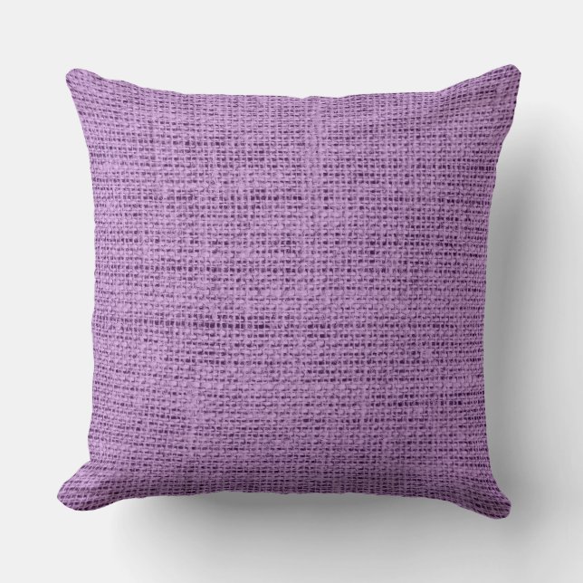 Cojín Decorativo Fondo de la ropa de cama violeta africana (Anverso)