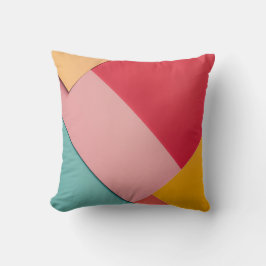 Cojín Decorativo Fondo de los triángulos coloridos