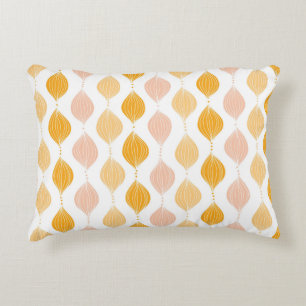 Cojín Decorativo Fondo de oro abstracto del modelo del ogee