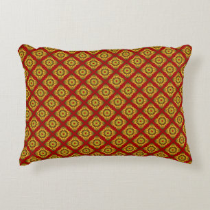 Cojín Decorativo fondo de patrón ininterrumpido de thai ikat