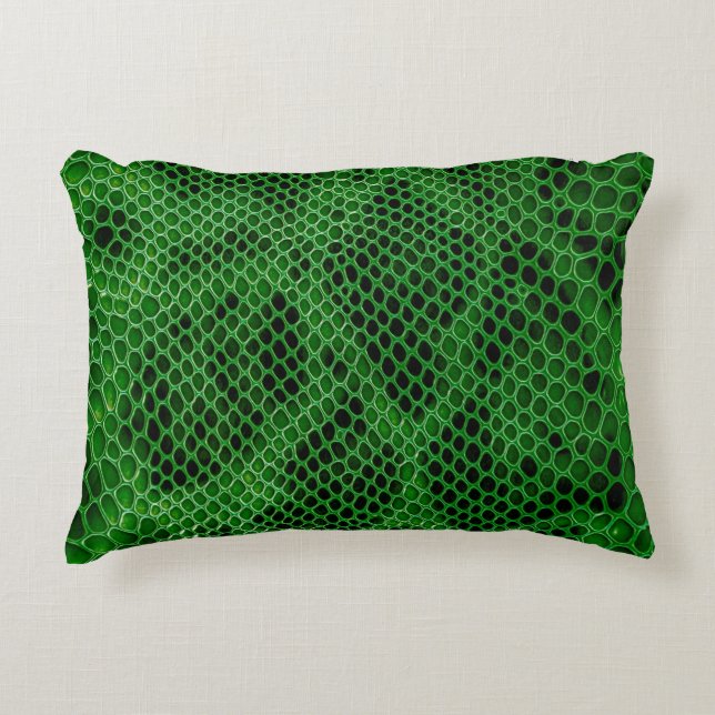 Cojín Decorativo Fondo de piel de serpiente (Anverso)