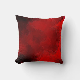 Cojín Decorativo Fondo de pintura de textura rojo