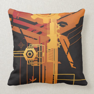 Cojín Decorativo Fondo de semitono técnico
