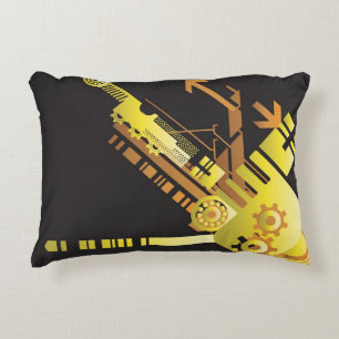 Cojín Decorativo Fondo de semitono técnico 5