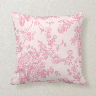 Cojín Decorativo Fondo de tela/rosas/vector/diy de PixDezines