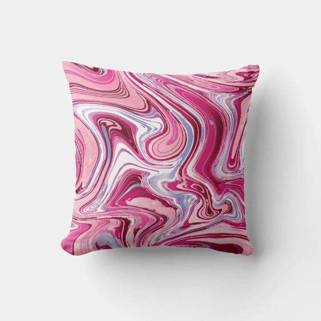 Cojín Decorativo Fondo de textura de mármol. Textura de mármol líqu (Anverso)