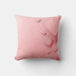 Cojín Decorativo fondo de venta de san valentín con corazones