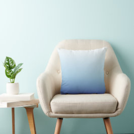 Cojín Decorativo Fondo degradado azul minimalista