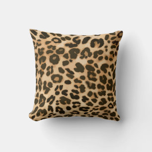 Cojín Decorativo Fondo del estampado leopardo