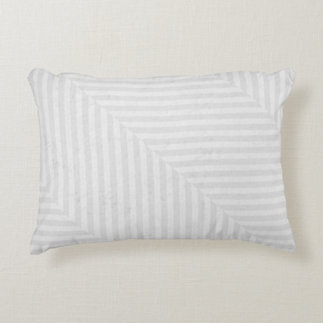 Cojín Decorativo Fondo del papel de modelo rayado (Anverso)