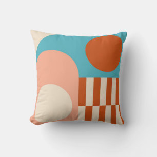 Cojín Decorativo Fondo geométrico abstracto moderno con círculos,