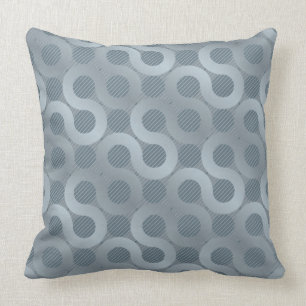 Cojín Decorativo Fondo gris abstracto del flujo