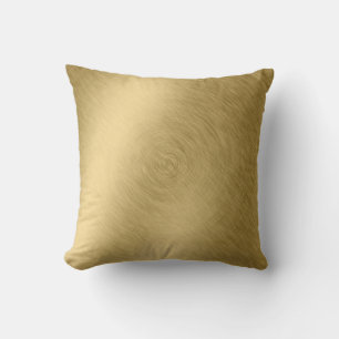 Cojín Decorativo Fondo metalizado dorado cepillado o abstracto de t