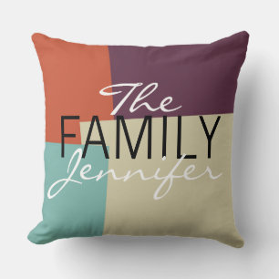Cojín Decorativo Fondo Retro Elegante Moderno De Color #7