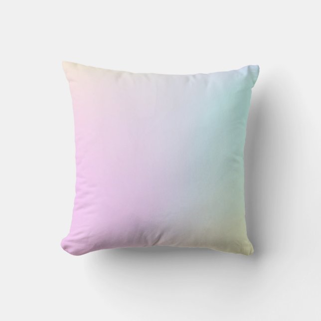 Cojín Decorativo Fondo rosa a azul oscuro (Anverso)