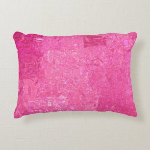 Cojín Decorativo Fondo rosa de mosaico abstracto brillante con bril