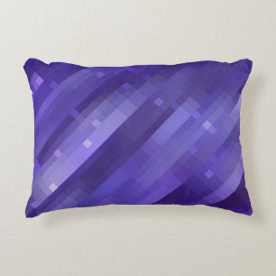Cojín Decorativo Fondo violeta de mosaico abstracto brillante con g