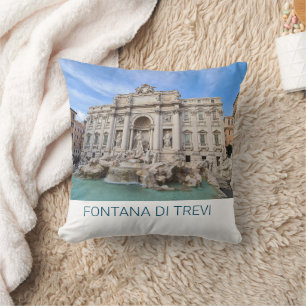 Cojín Decorativo Fontana di Trevi Roma Italia Feriado de Fiesta Pan