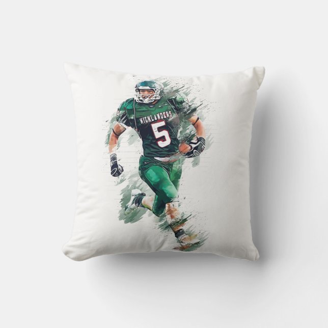 Cojín Decorativo Football (Anverso)