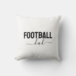 Cojín Decorativo Football dad modern script