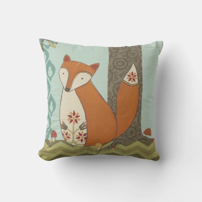 Cojín Decorativo Forest Whimsy IV (Anverso)