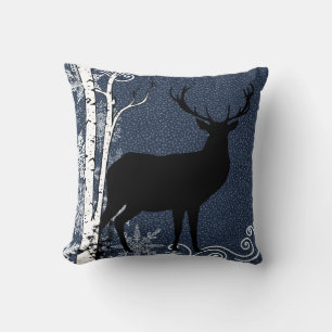 Cojín decorativo Forestal Birch Buck and Doe Deer