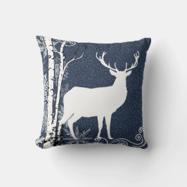 Cojín decorativo Forestal Birch Buck and Doe Deer