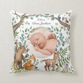 Cojín Decorativo Forestal | Ganado de Woodland Animals New Gift