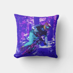 Cojín Decorativo Forestal - Racer BMX