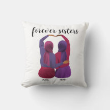 Forever Sisters Personalized Hijabi Gift