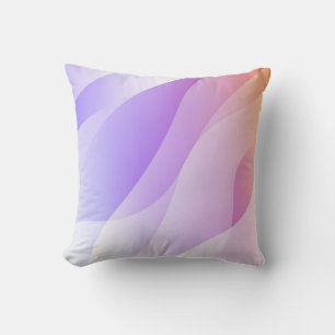 Cojín Decorativo Forma de onda geométrica abstracta con gradiente s