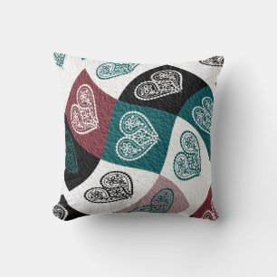 Cojín Decorativo Forma floral del corazón Pillow