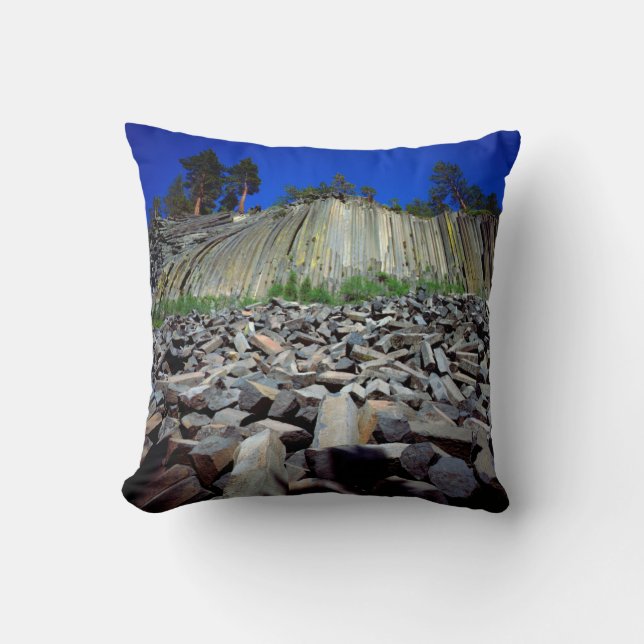 Cojín Decorativo Formaciones basálticas de pospila de Diablos (Anverso)