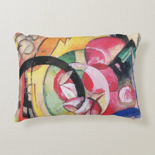 Cojín Decorativo Formas abstractas (también conocidas como Flores d (Anverso)
