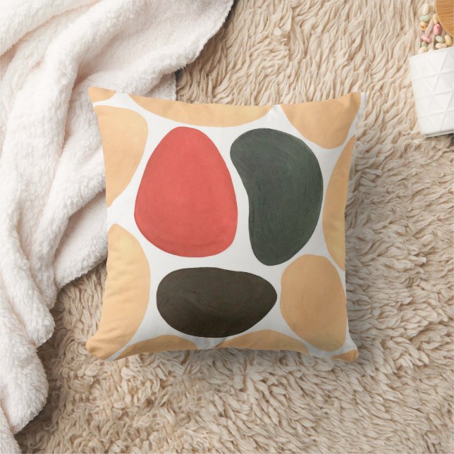 Cojín Decorativo Formas de acuarela abstractas (Manta)