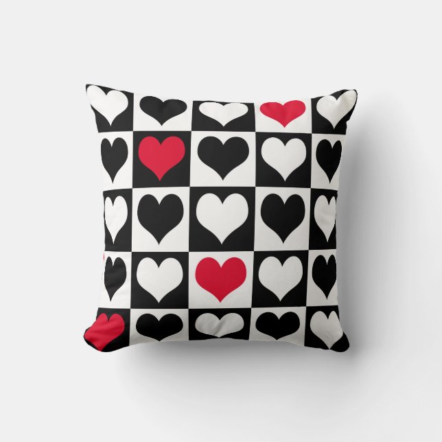 Cojín Decorativo Formas de corazón (Anverso)
