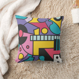 Cojín Decorativo Formas geométricas coloridas en diferentes colores