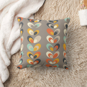 Cojín Decorativo Formas geométricas coloridas retro: estética moder