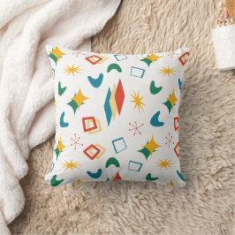 Cojín Decorativo Formas Modernas De Mediano Siglo Atómico Retro