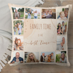 Cojín Decorativo Formas orgánicas neutras Tiempo en familia 12 Foto