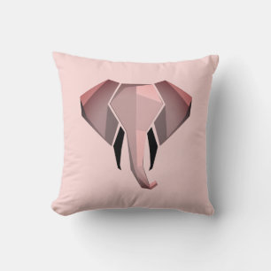 Cojín Decorativo Formas simples Geometría Cabeza elefante