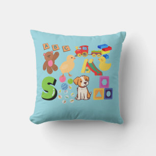 Cojín Decorativo Formas y juguetes para niños