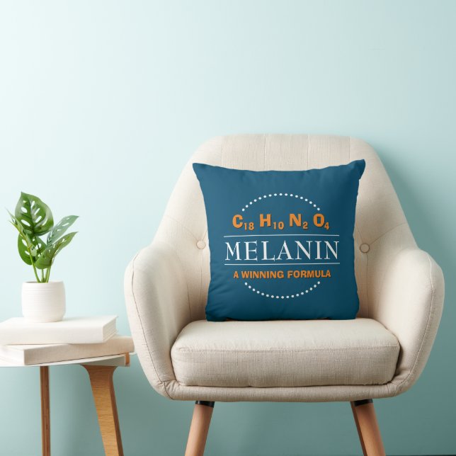 Cojín Decorativo Fórmula de Melanina (Silla)