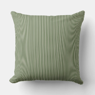 Cojín Decorativo Forrest Green Ticking Stripe