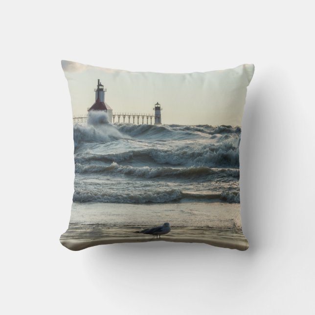 Cojín Decorativo Forzar detrás de la belleza (Anverso)