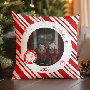 Cojín Decorativo Foto Boleto de Navidad Polar Express